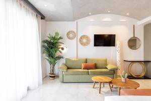 Posezení v ubytování Cocooning Suites by Blue Carpet