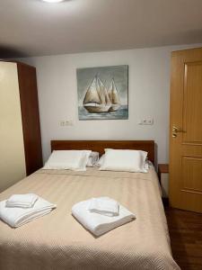 Posteľ alebo postele v izbe v ubytovaní Lovely Apartment in Split, close to all attractions