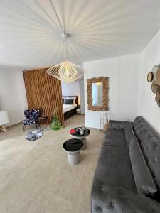 Posezení v ubytování Apartmani CUBE L