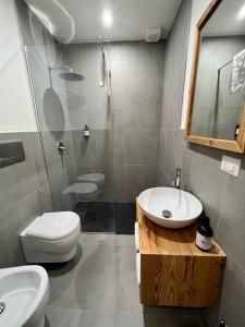 Koupelna v ubytování Hotel Da Franco e Adriana