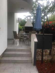 Balkón nebo terasa v ubytování Manuela