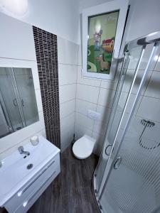 Koupelna v ubytování Minihotel Vitex