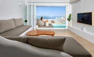 Posezení v ubytování Olia Villa