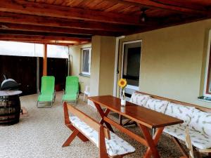 Posezení v ubytování Apartmán vinařství U Krčků