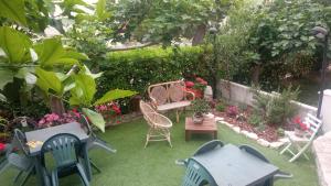 Zahrada ubytování B&B Al Vecchio Olmo
