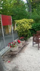 Zahrada ubytování B&B Al Vecchio Olmo