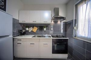 Kuchyň nebo kuchyňský kout v ubytování Apartment Korado