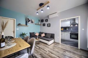 Kuchyň nebo kuchyňský kout v ubytování Apartment Korado