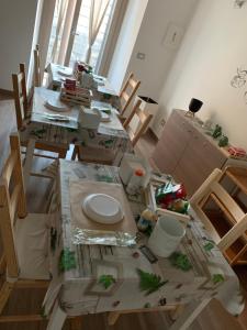 Restaurace v ubytování B&B Piano Romano -con parcheggio privato gratuito-