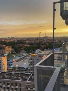 a view of a city from a building at LUX Apartment Amazing View in Wrocław