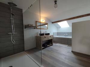 Kuchyň nebo kuchyňský kout v ubytování B&B Emmylou