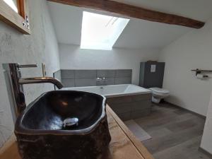 A bathroom at B&B Emmylou