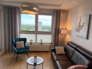 Posedenie v ubytovaní Apartament nad morzem BAY VIEW