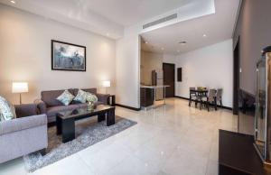 Posezení v ubytování Loumage S Suites and Spa