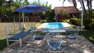 בריכת השחייה שנמצאת ב-Casa Agradável com piscina. או באזור