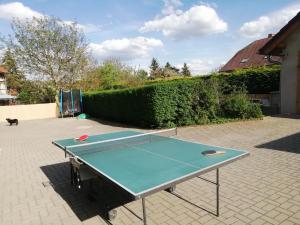 Stolní tenis v ubytování Ferienwohnung Nico nebo okolí