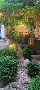 A garden outside Hotel Jardí Apartaments