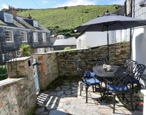 Bygningen som feriehuset ligger i