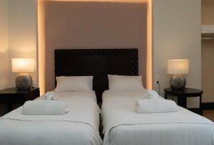 Cama o camas de una habitación en Vranas Ambiance Hotel