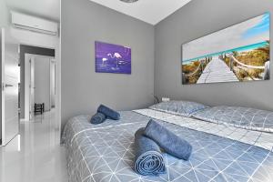 Postel nebo postele na pokoji v ubytování Apartment Diamante 2