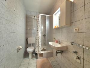 bagno con servizi igienici e lavandino di Apartment Buda - HVR215 by Interhome a Basina