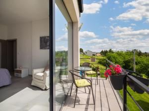 Balkón nebo terasa v ubytování Apartment Lány by Interhome