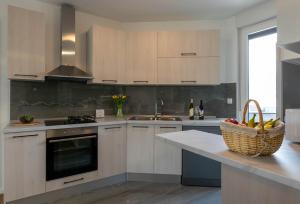 Kuchyň nebo kuchyňský kout v ubytování Empress apartment