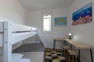 Postel nebo postele na pokoji v ubytování Empress apartment