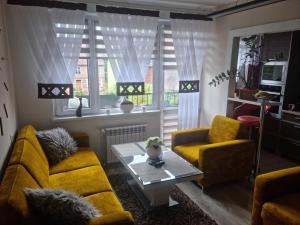 Posezení v ubytování Apartament Baszta Kaszana