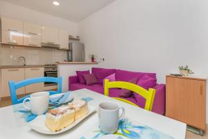 Kuchyň nebo kuchyňský kout v ubytování Apartments Josip