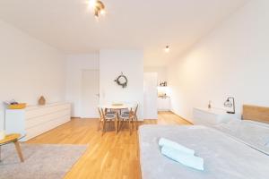 Posteľ alebo postele v izbe v ubytovaní Deštné apartmány