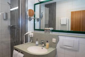 Koupelna v ubytování Hotel Kastanienhof