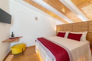 Postel nebo postele na pokoji v ubytování Sorrento nature & spa