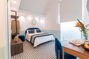 Postel nebo postele na pokoji v ubytování Sorrento nature & spa