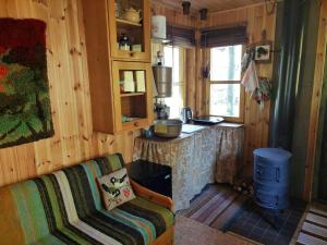 Posezení v ubytování Saia Forest House