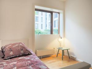Postel nebo postele na pokoji v ubytování Spacious apartment on the Christianshavn canals