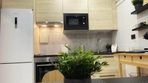 Kuchyň nebo kuchyňský kout v ubytování Vivienda Turística Urbana en Santuchu, Cómoda, Funcional y con Parking