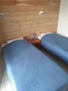 Posteľ alebo postele v izbe v ubytovaní SAVINES LE LAC APPARTEMENT VUE SUR LE LAC