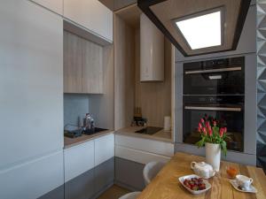 Kuchnia lub aneks kuchenny w obiekcie Seaside loft