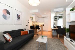 Posezení v ubytování Silver Home Apartments