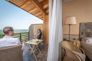 Rõdu või terrass majutusasutuses Relais di Campagna I Tamasotti