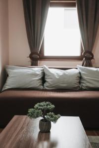 Llit o llits en una habitació de Apartmani Zračak