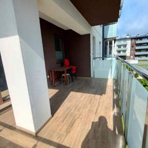 Balkón alebo terasa v ubytovaní Apartament PERŁA POŁUDNIA