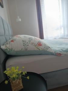 Posteľ alebo postele v izbe v ubytovaní Apartament PERŁA POŁUDNIA