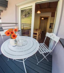 Balkón alebo terasa v ubytovaní Alpenapart Saphir