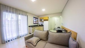 Kuchyň nebo kuchyňský kout v ubytování Viena Apart Hotel