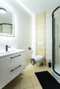 Koupelna v ubytování Apartament Tatry55