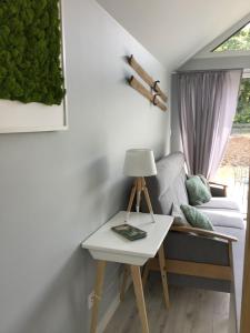 Posteľ alebo postele v izbe v ubytovaní Holiday Hill Karpnki, Sauna, Domek Hygge-balia, Domek Lagom-jacuzzi