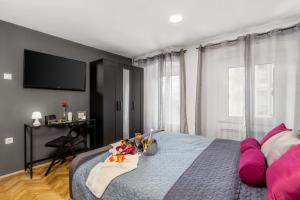 Posteľ alebo postele v izbe v ubytovaní Apartment Sancti Viti