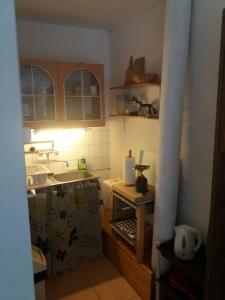 Kuchyňa alebo kuchynka v ubytovaní Badacsonyi Lugas apartmanok